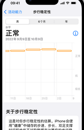 额敏iPhone手机维修如何在iPhone开启'步行稳定性通知'