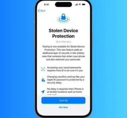 额敏苹果授权维修店分享被盗设备保护功能开启方法 