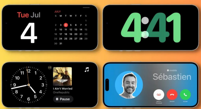 额敏苹果手机维修分享iOS17横屏充电待机显示有什么好处 