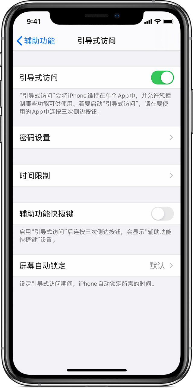 额敏苹果手机维修分享如何在 iPhone 上退出引导式访问 