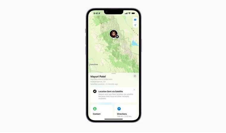 额敏苹果14维修分享iPhone14系列中 FindMy功能通过卫星分享位置方法教程 