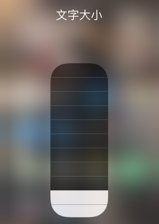 额敏苹果手机维修分享小技巧：在 iPhone 控制中心快速调节字体大小 